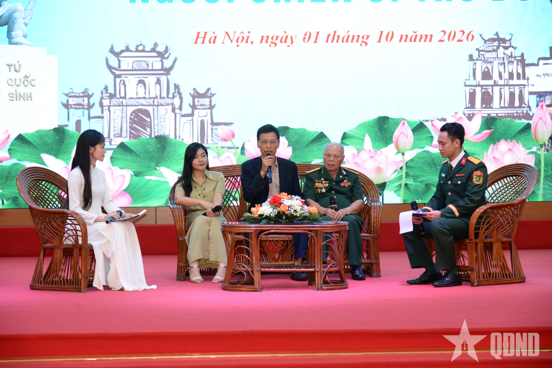 Tọa đàm “80 năm - Vinh quang, tự hào người chiến sĩ Thủ đô”